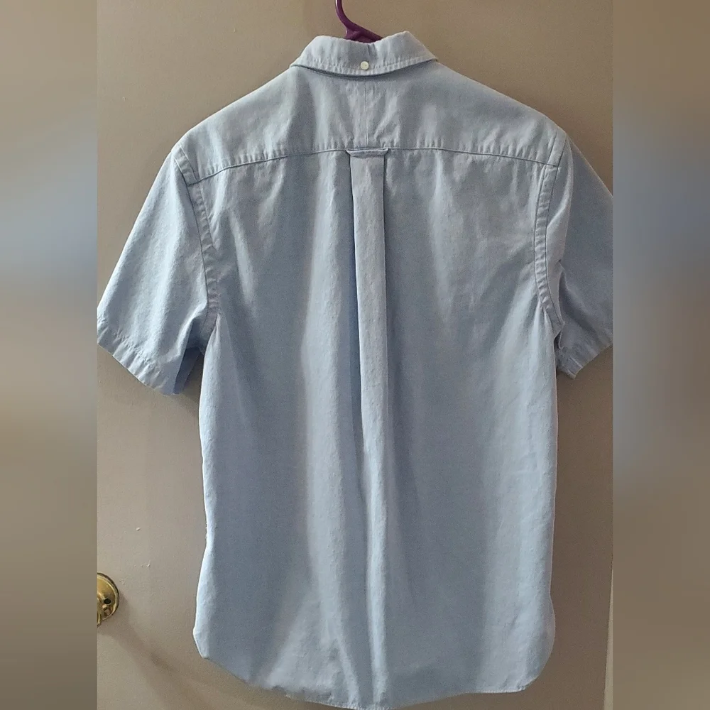 Ralph Lauren Men's Blue Anchor Button-Down Shirt. Sz M - Picture 4 of 6